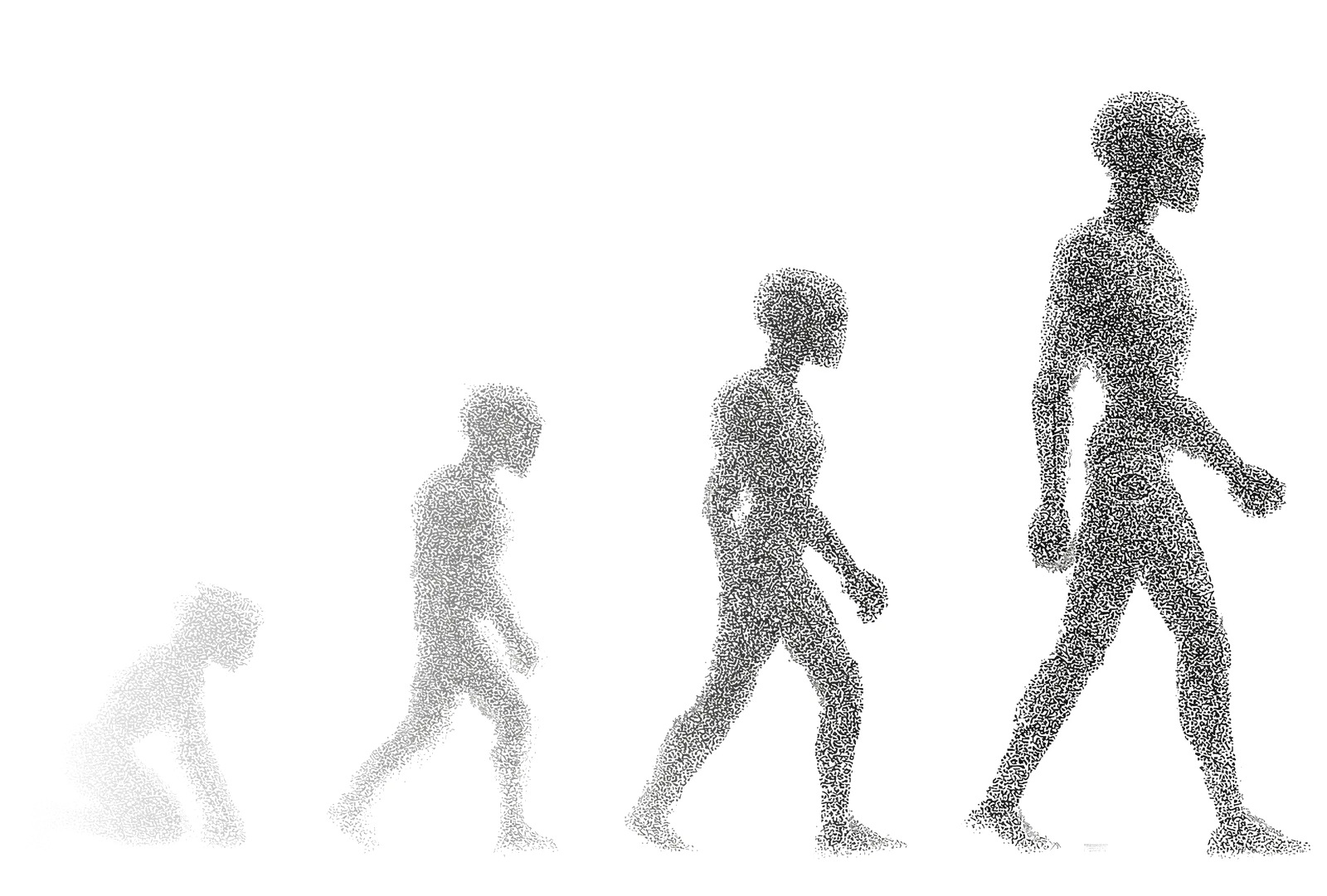 People walking illustration